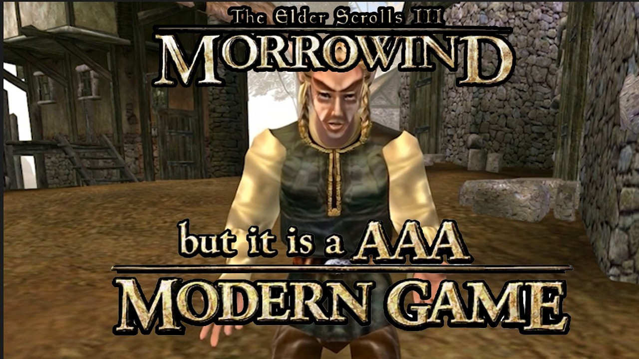 The Elder Scrolls III: Morrowind, но это современная AAA-игра.