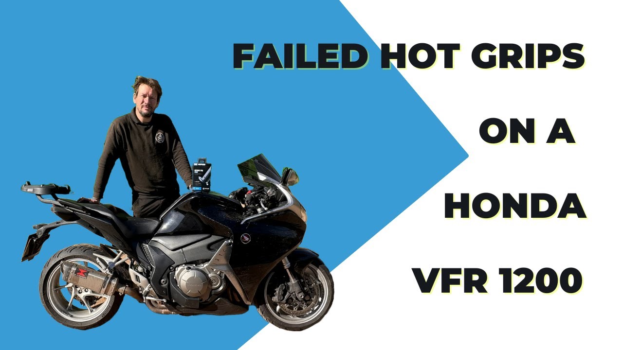 Replacing Heated Grips on a Honda VFR 1200 Motorbike