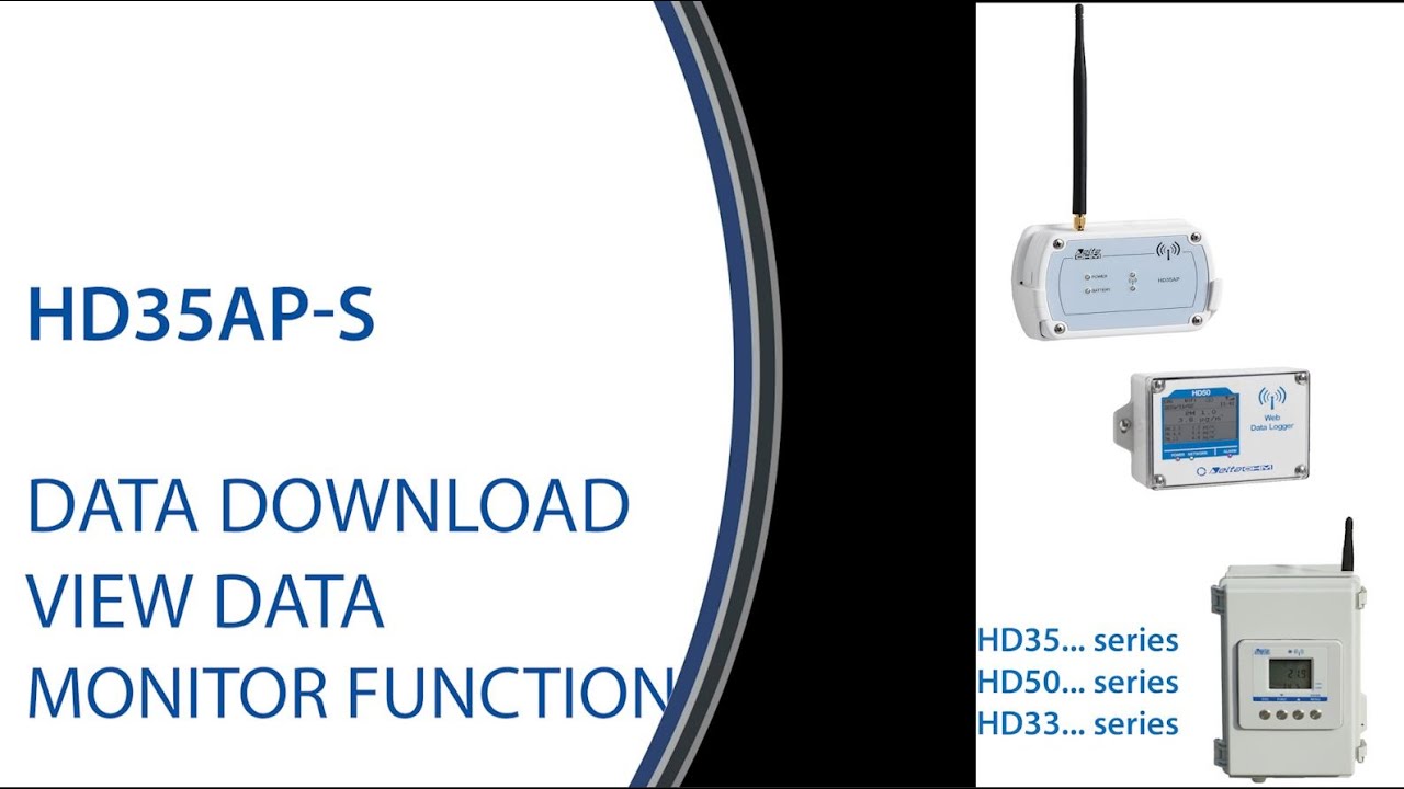 Tutorial 5 - HD35AP-S: How to view and download data