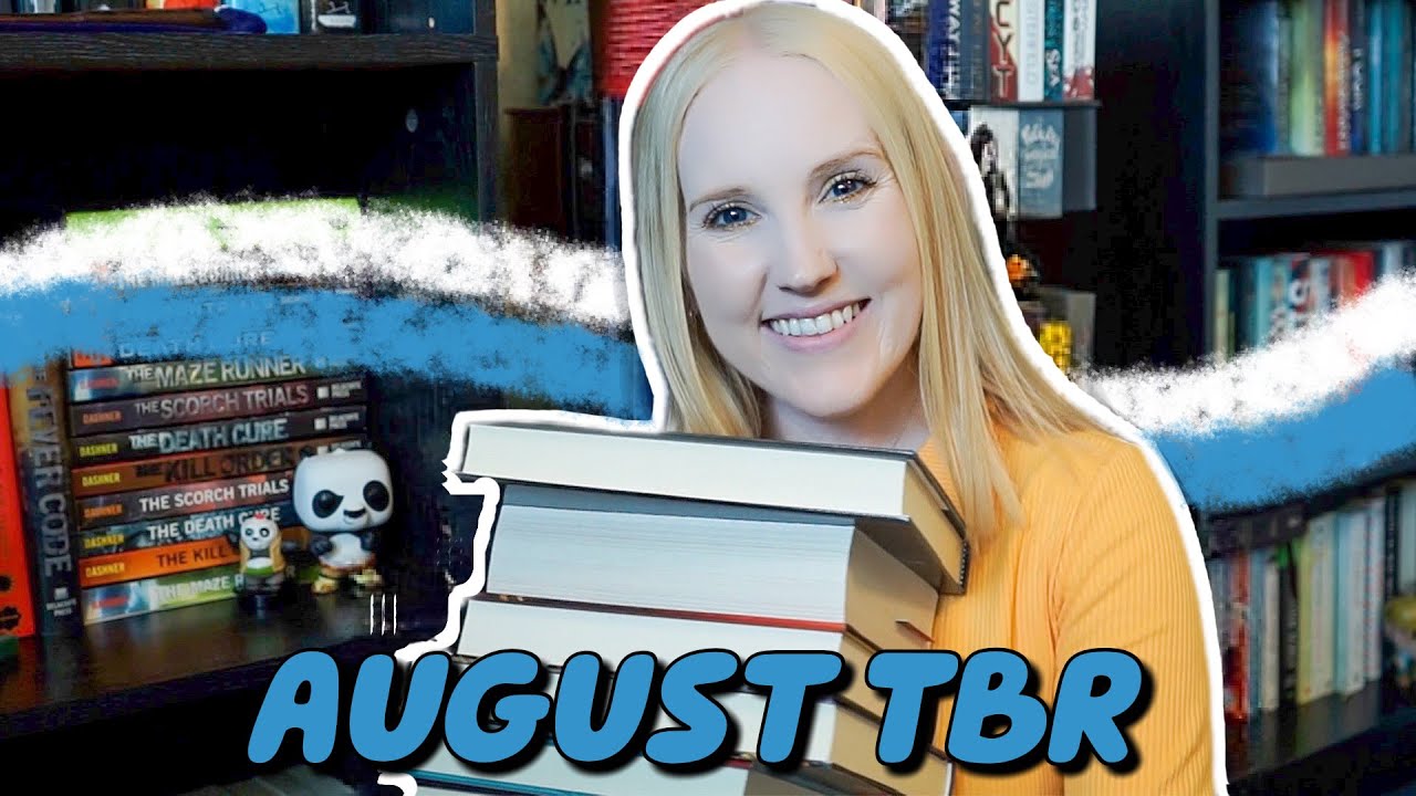 all the books I want to read in august 🐧 fantasy, dystopian, YA!