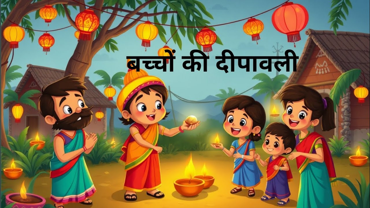 दो छोटे छोटे बच्चों की दीपावली.. 🪔