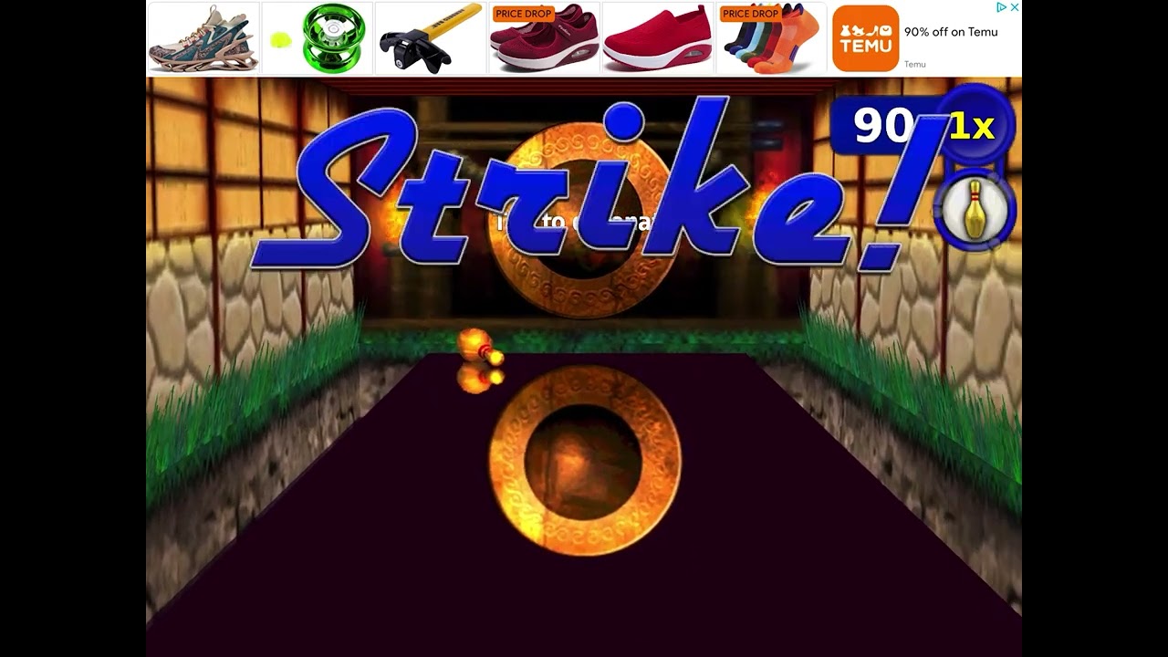 Gutterball Golden Pin Bowling Lotus Lane Earth Ball Bomb 300 🌎🎳💣