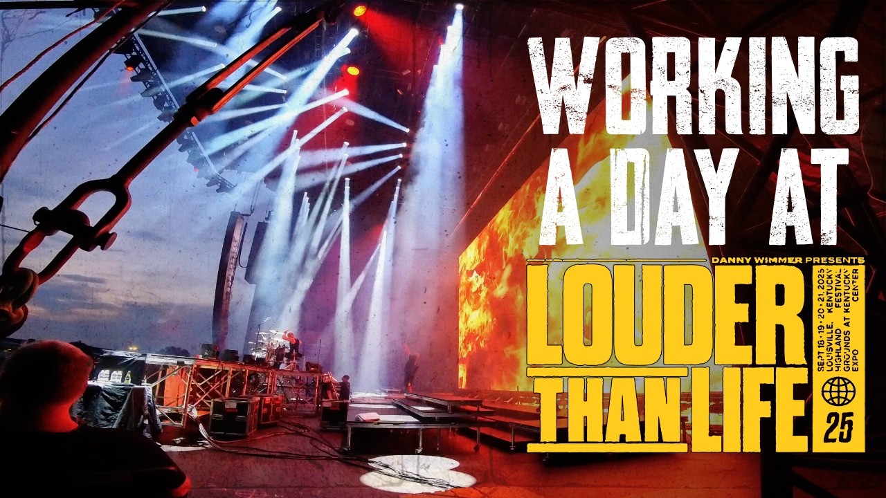 Tour Stop at Louder Than Life 2025 - Louisville, KY - A Day In the Life of a Merch Manager