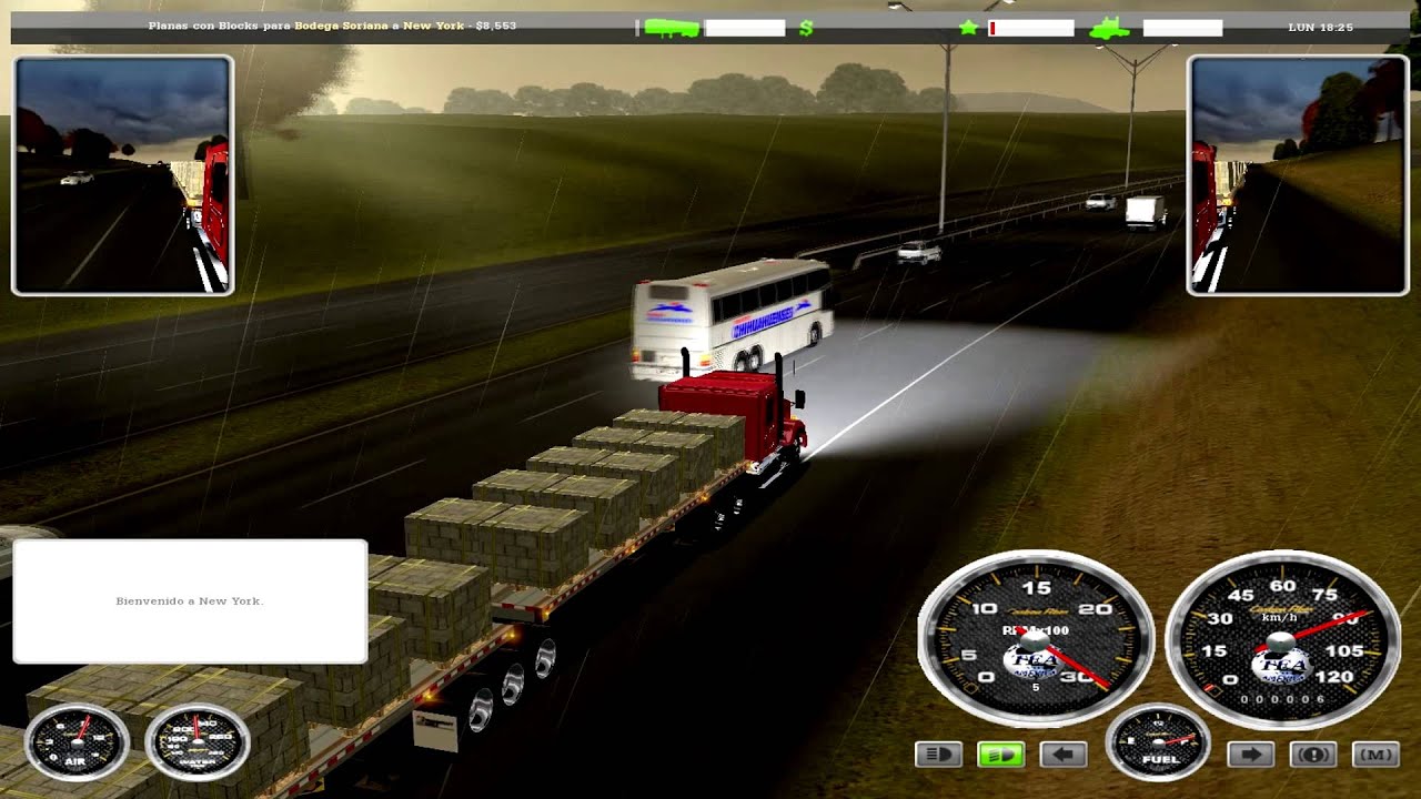 18 wheels of steel haulin full graphics Gameplay [super mod mexico v4.0] [1080p] 2013