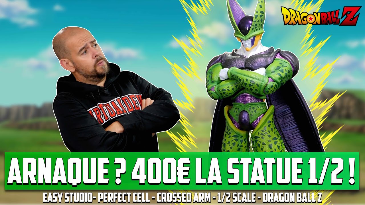 Une ARNAQUE 400 euros La Statue 1/2 ???  Perfect Cell Easy Studio Dragon Ball Z