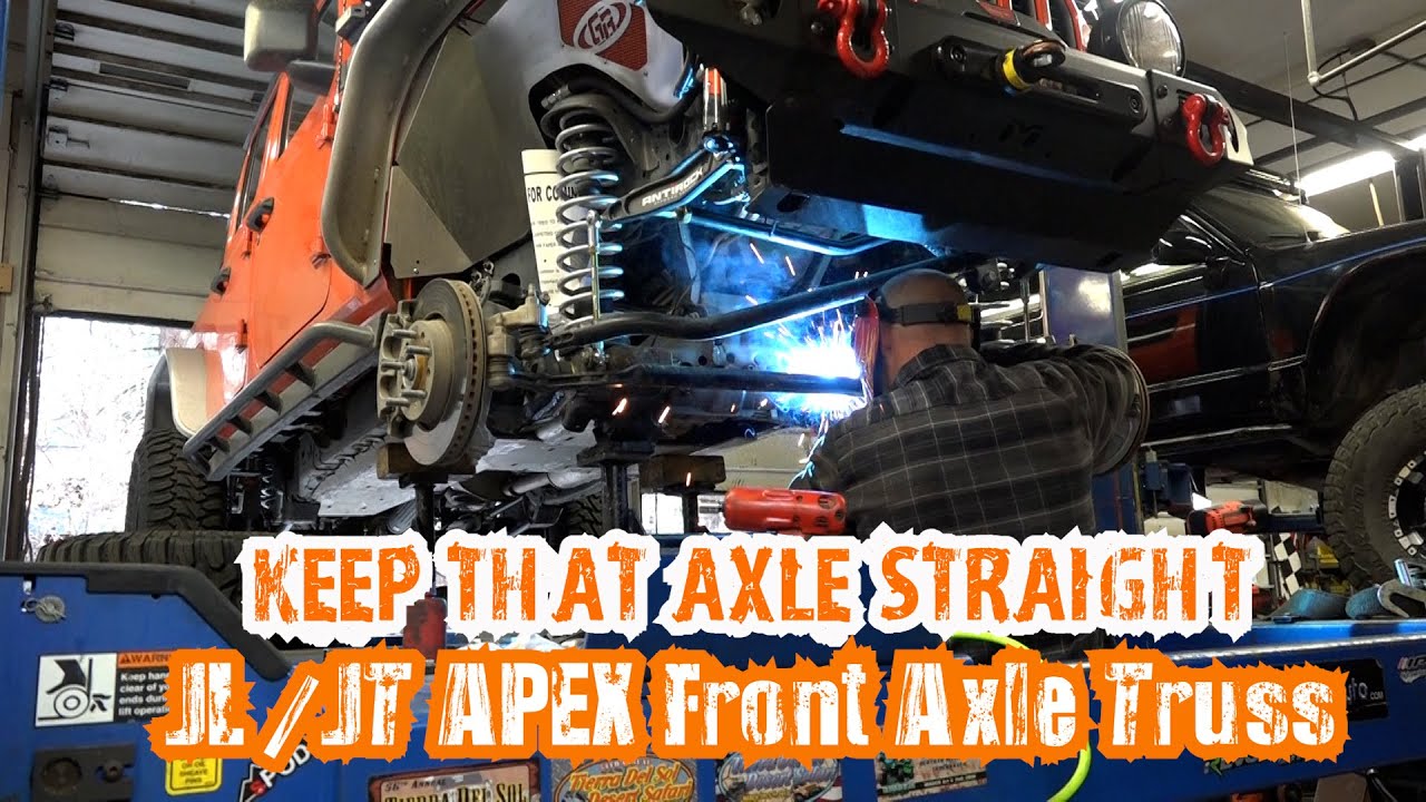 Keep That Axle Straight  Strengthening the front axle on a Jeep Gladiator or Wrangler JL Dana 44