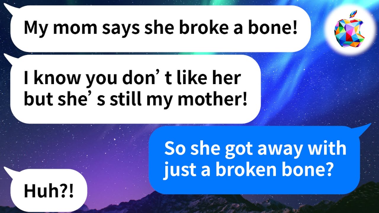 【Apple】Mother in law takes a crash course in karma when she falls down the stairs