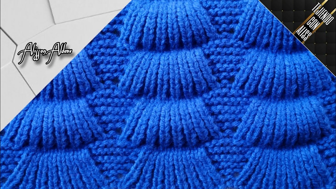 #369 - TEJIDO A DOS AGUJAS / knitting patterns / Alisson Aldave