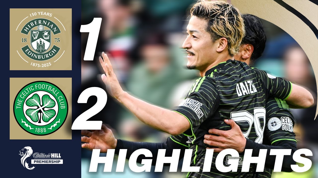 Hibernian 1-2 Celtic | HIGHLIGHTS | William Hill Premiership