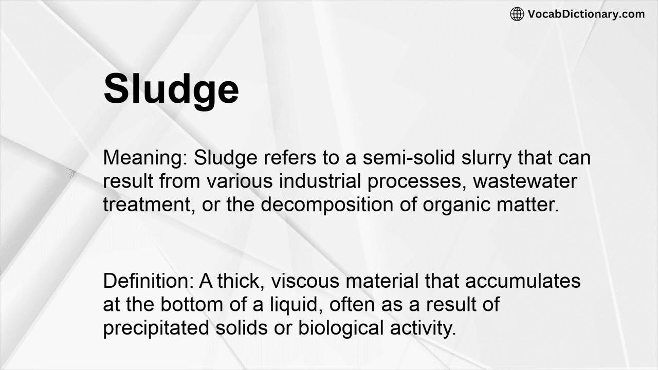 Sludge Meaning