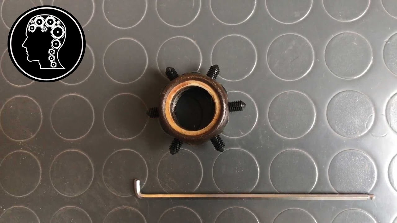 Estrattore cuscinetto con un dado esagonale     Bearing puller with a hex nut