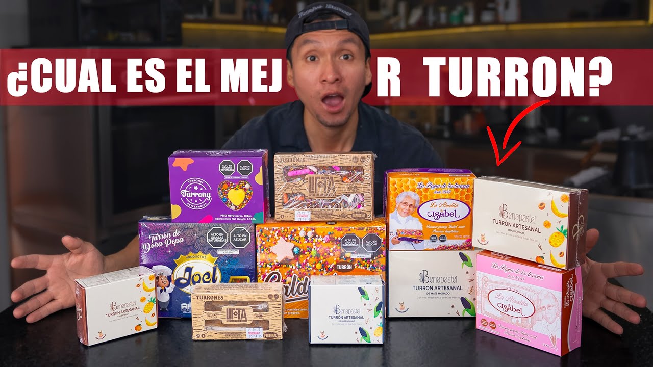 Comparando TURRONES con mi novia para ver cual gana | Abelca