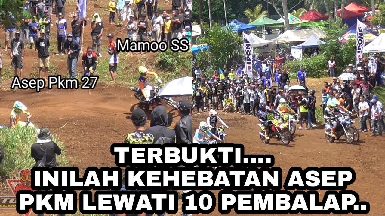 HEBAT NYA.. ASEP PKM MELEWATI 10 PEMBALAP DEMI MENGEJAR MAMOO YANG JAUH DI DEPAN.. GTX SUKABUMI