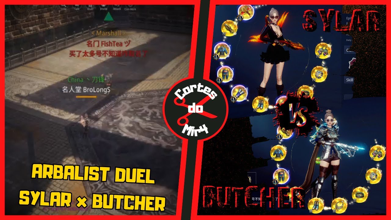 DUELO ENTRE SYLAR ARBALIST vs BUTCHER ARBALIST | MIR4