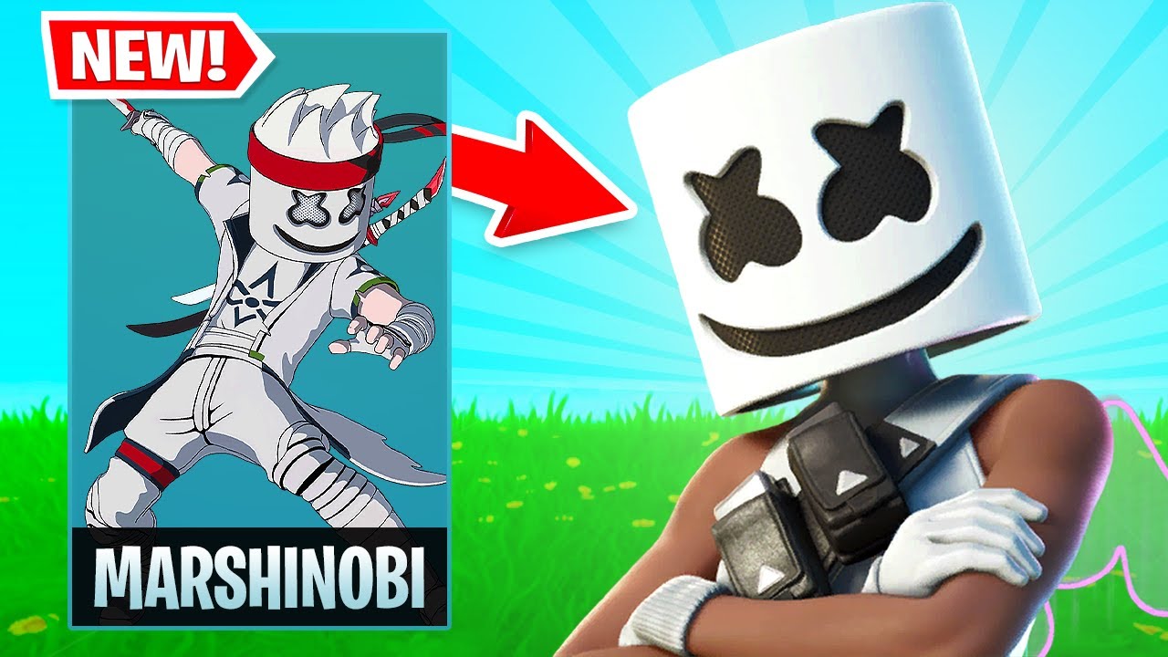 NEW MARSHA & MARSHINOBI Skins Gameplay in FORTNITE! (Welcome to the Melloverse Set)