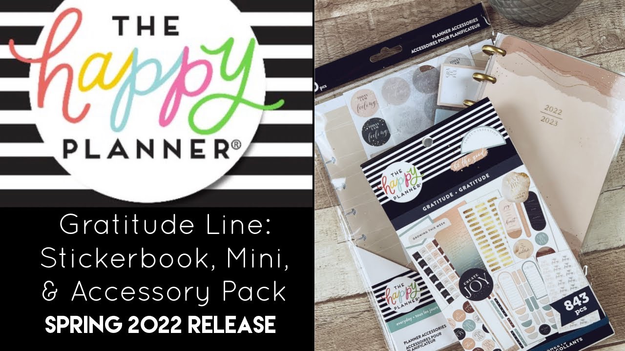 Gratitude Stickerbook, Planner, & Accessories | Spring 2022 Release | The Happy Planner