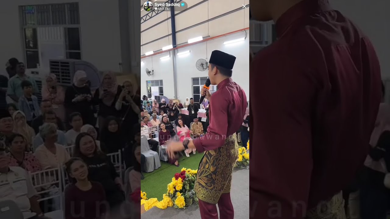 Syed Saddiq & Bella Astillah di Program Bantuan Mega Ramadan Muar