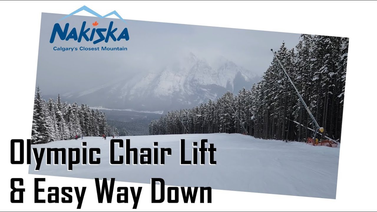 Novice Skiing at Nakiska: From Olympic Chair Lift to Easy Way Down