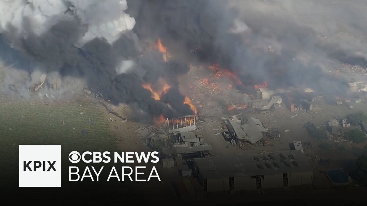 Seven people missing after explosion at fireworks warehouse in Esparto, California