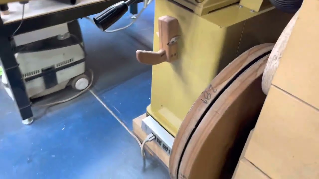 Pottery Wheel for radiusing the side assembly.
