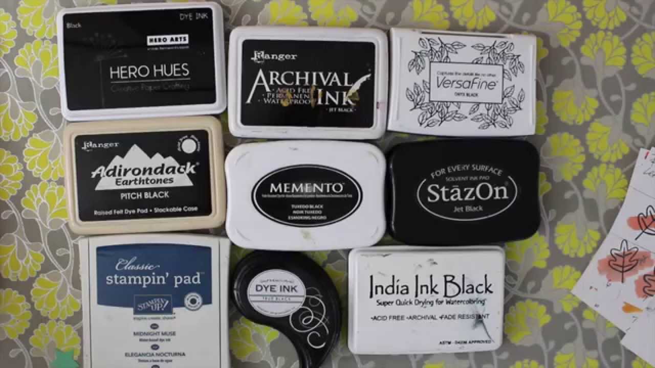 Best Stamp Pads for Copics (and alcohol markers)