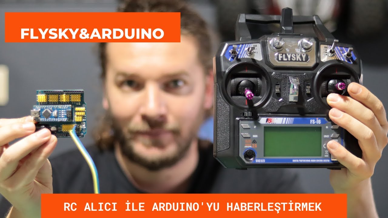 RC ALICI İLE ARDUİNO’YU HABERLEŞTİRMEK|FLYSKY,ARDUINO,LN298N MOTOR SÜRÜCÜ KOMBİNASYONU