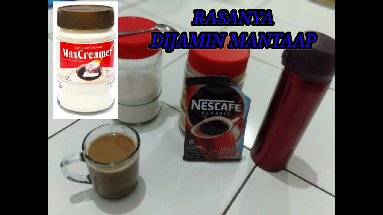 Tutorial Nyeduh Kopi Nescafe Classic - Takaran Nescafe 1 Gelas