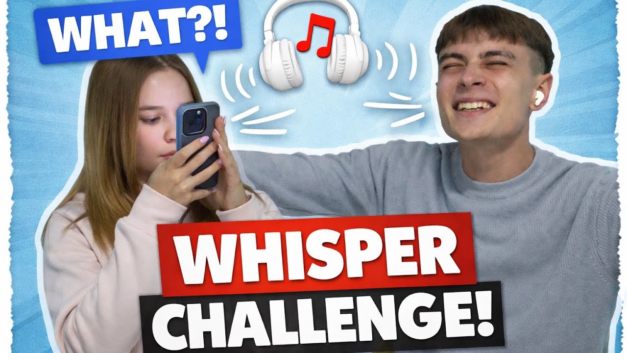 ABBIAMO PERSO L'UDITO! -- CI SFIDIAMO nella WHISPER CHALLENGE!