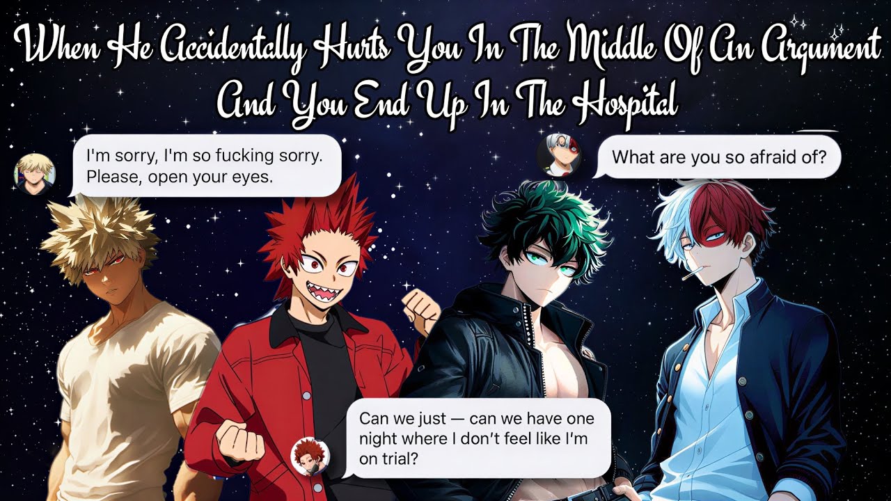 MHA x Yn ⧎They Accidentally Hurt You In The Middle Of An Argument,And You End Up In The Hospital 🙊🥺