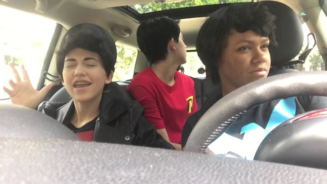 DC Cosplay -  Batboys Stuck in Traffic