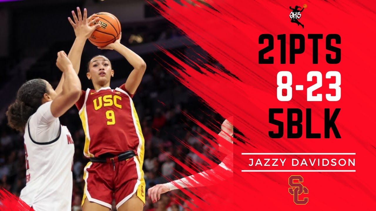 JAZZY DAVIDSON FULL HIGHLIGHTS VS NC STATE