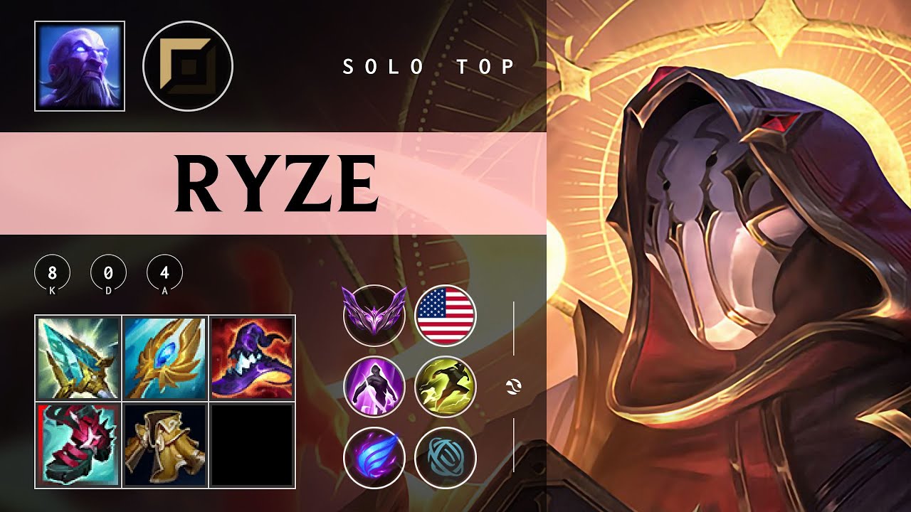 Ryze Top vs Gangplank - NA Master Patch 25.24