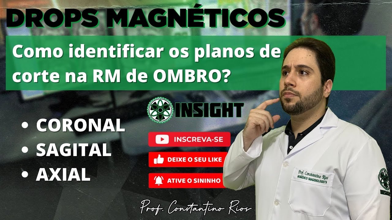 RM de Ombro - Planos Anatômicos Seccionais.