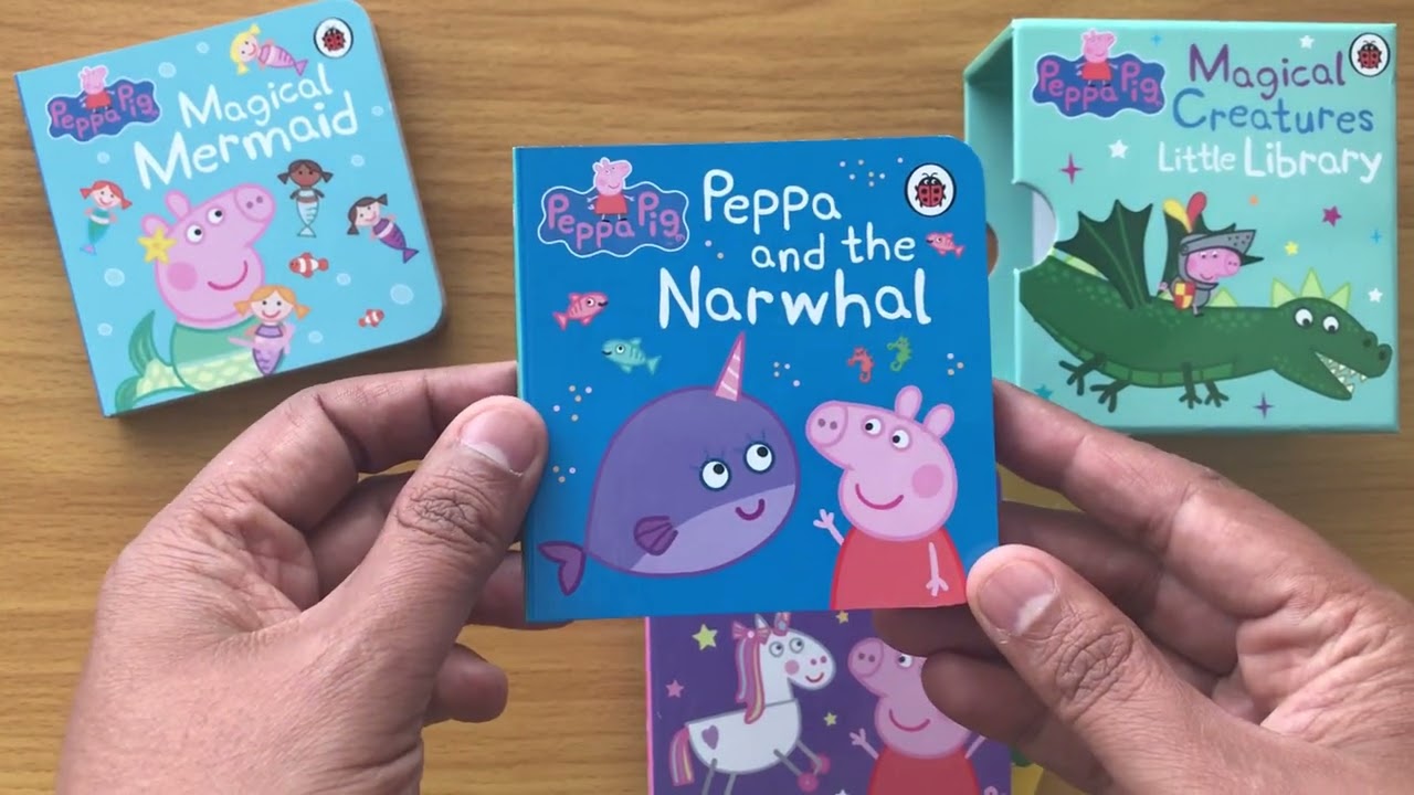 Peppa Pig Magical Creatures Little Library - Read Aloud Books for Children and Toddlers