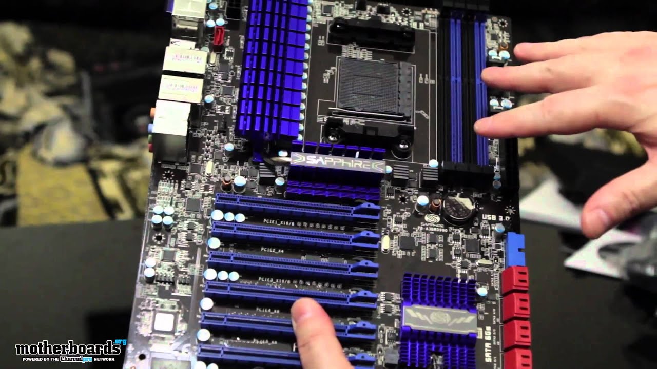 Sapphire Pure Black 990FX AMD Motherboard Unboxing