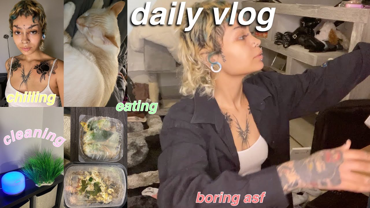 daily vlog: cleaning, taking notes, chilling, vibing, hanging out