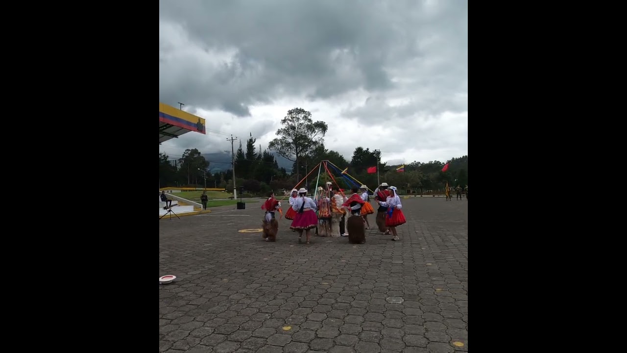 Baile Típico del Cañar, Somos Samay Tushu Danza y Cultura💛🖤🇪🇨