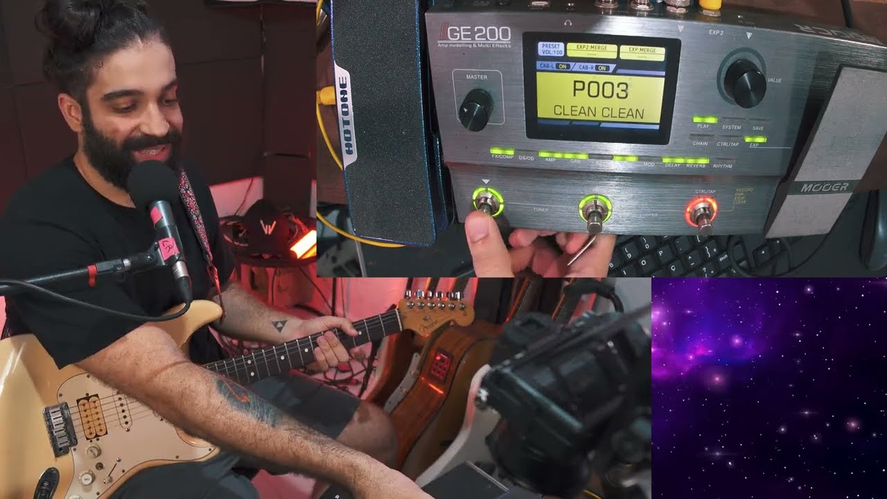 Mooer GE200 - Expandindo a Controle da Pedaleira com Pedal de Expressão Extra