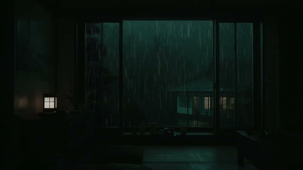 Rain Sounds in a Tranquil Garden(No Ads) 🌧 | For Deep Sleep & Relaxation