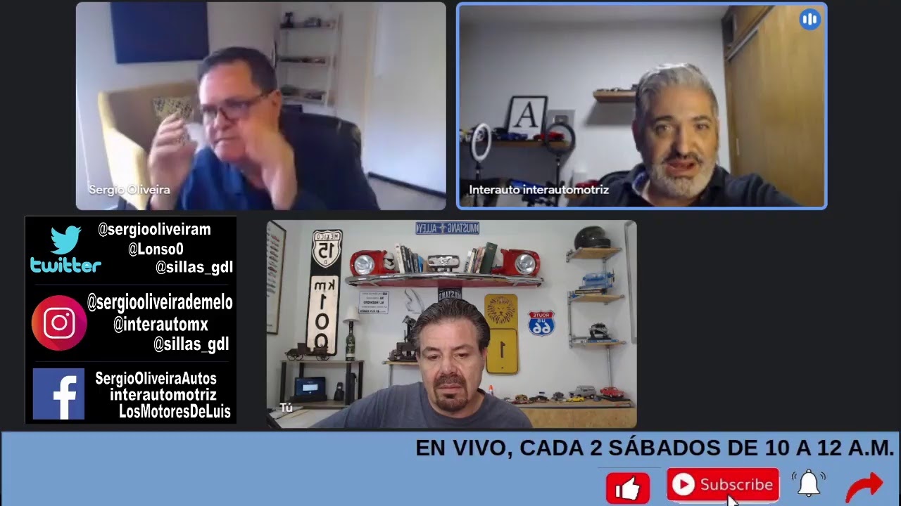 Sergio, Alonso y Luis Live - Noticias y preguntas.