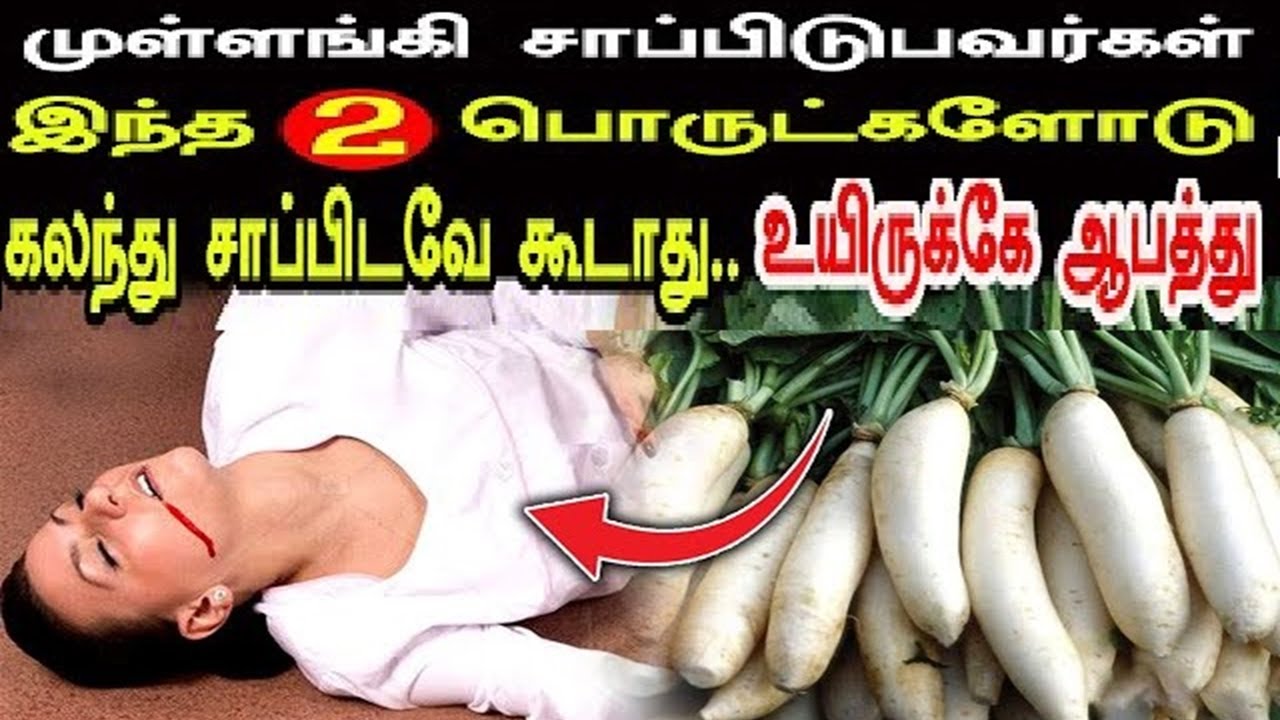 முள்ளங்கி சாப்பிடுபவர்கள் இந்த 2 பொருட்களோடு கலந்து சாப்பிடவே கூடாது உயிருக்கே ஆபத்து Mullangi