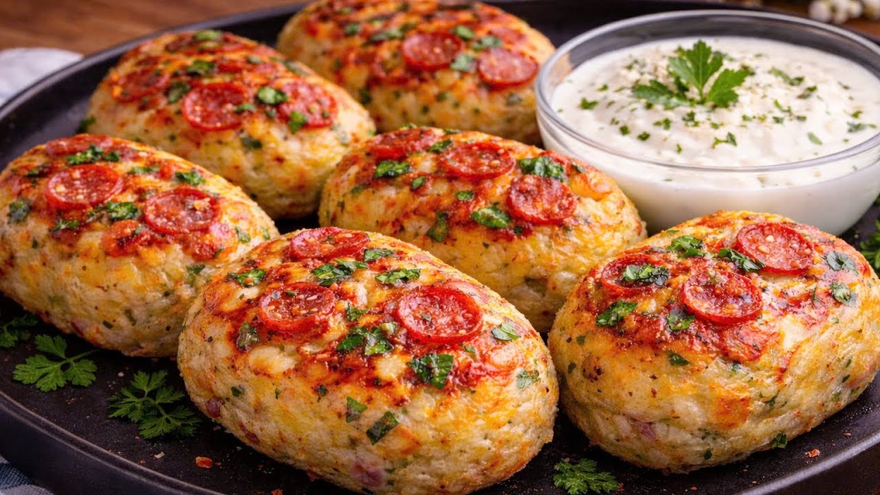 Just egg and potatoes. A Crispy Cheesy Potato Bites my grandmother taught me when I was little