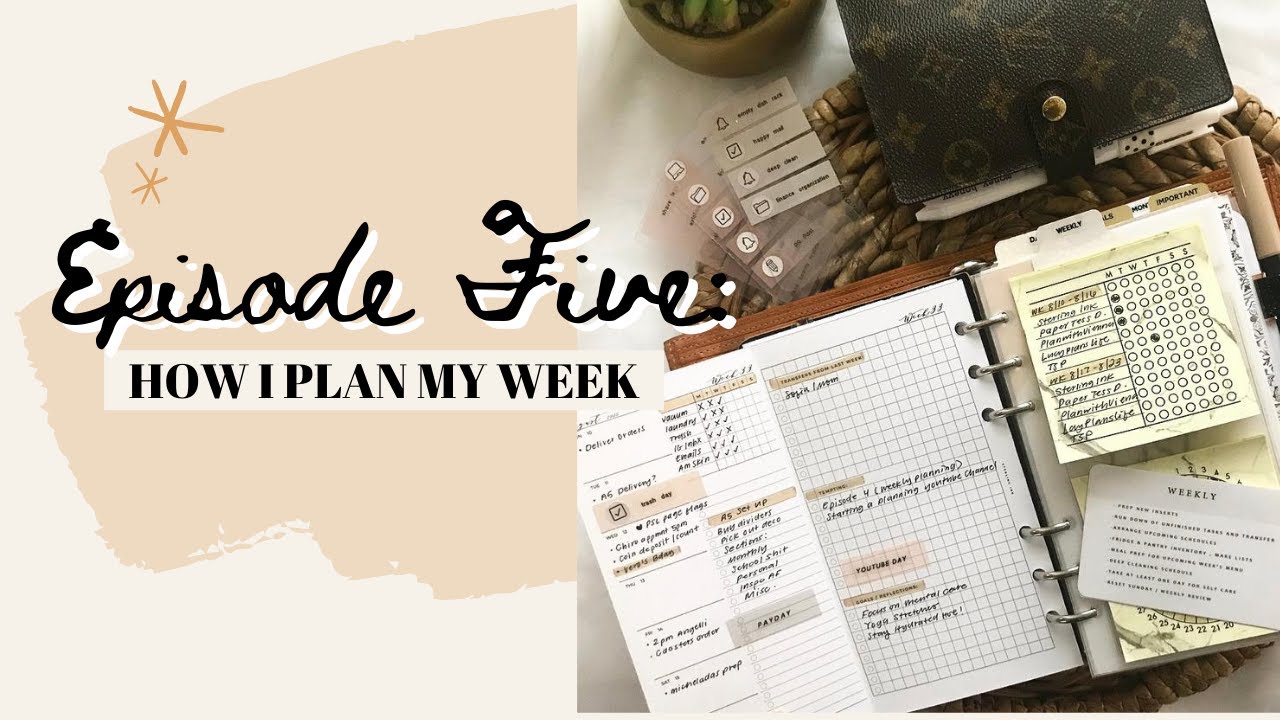 Planning System Series : Episode Five l Weekly Planning