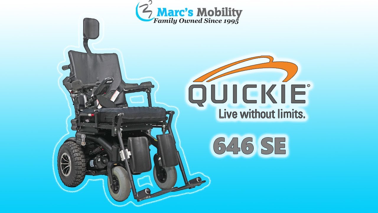 Quickie 646SE — очень быстрое кресло с электроприводом и электрорегулировкой наклона спинки! — От...