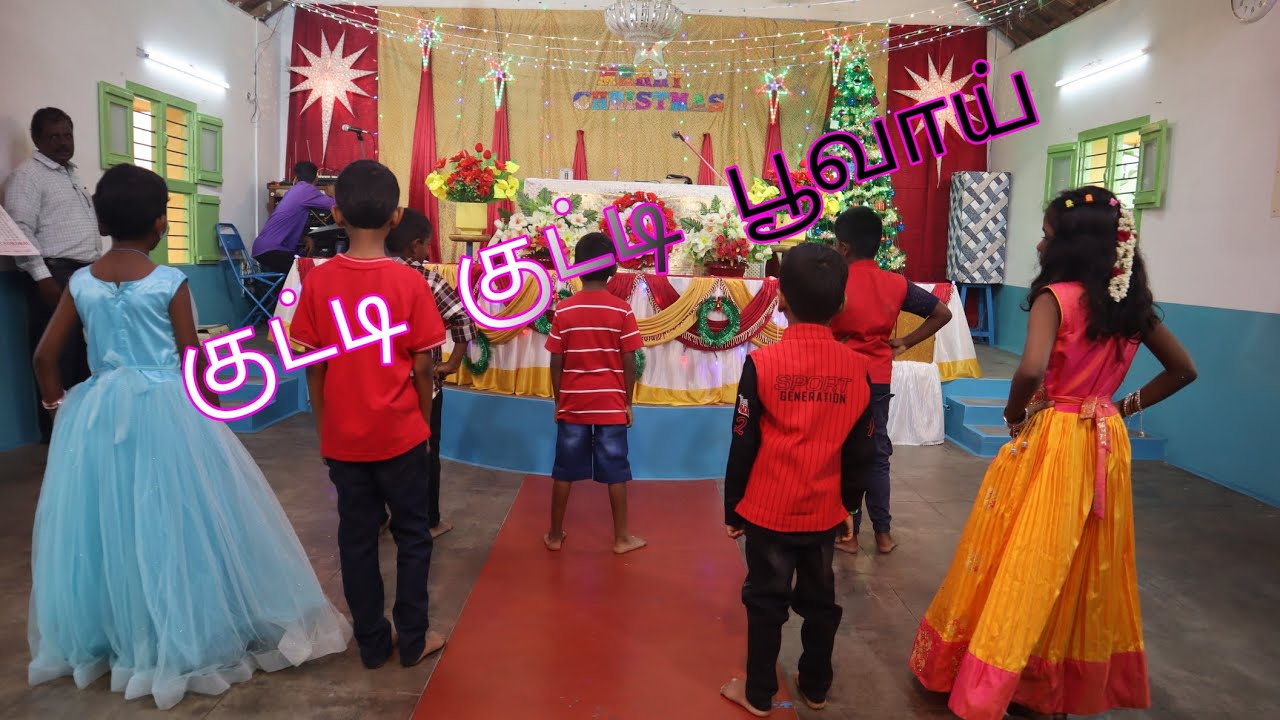 Kutty Kutty Poovai | Childrens Christmas Dance 2024 | Stella Ramola | Holy Zion Cathedral