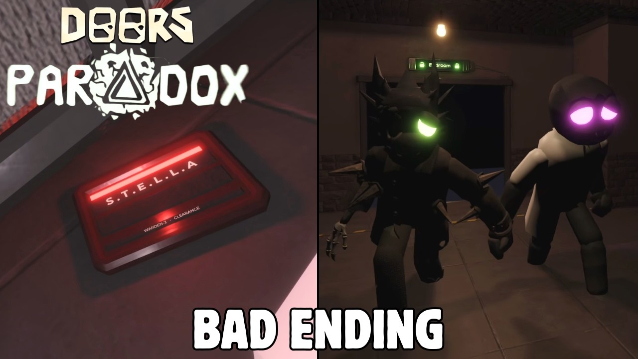Roblox DOORS Paradox BAD ENDING - Full Solo Walkthrough