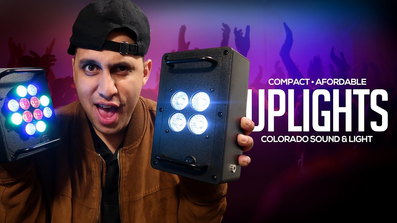 Affordable + Compact MOBILE DJ Uplights (CSNL Uplight Review)