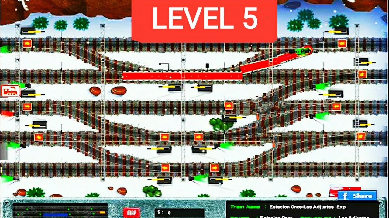 Train Traffic Control Level 5 Fast Mode Final Level