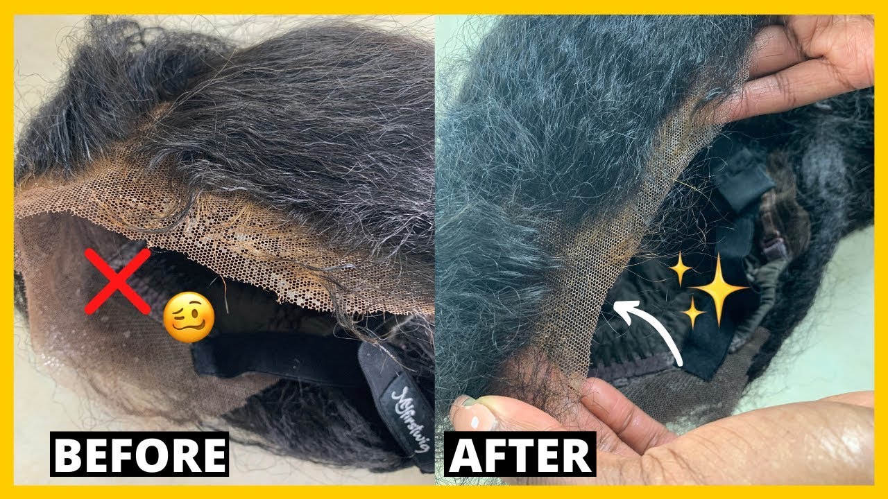HOW TO CLEAN LACE FRONTAL WITH NO ALCOHOL