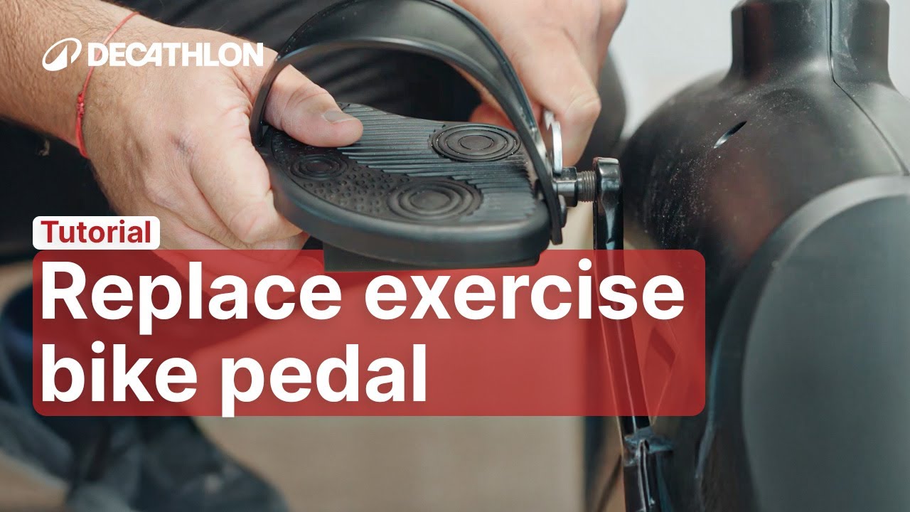 TUTORIAL - How to Change Pedals on an Exercise Bike 🔧 | Decathlon
